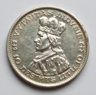 Litwa-5 Litai 1936r Książe Witold-Ag ,piękna