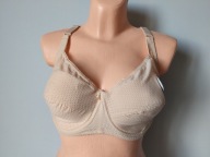 Śliczna markowa bielizna Yalisi UK 46F EUR 105F beżowy z fiszbiną