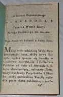 Taryfy handlowe Królestwo Polskie 1820 r.