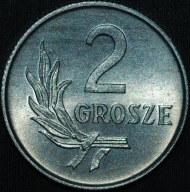 2 grosze 1949 - menniczy egzemplarz