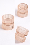 Świecznik szklany DELIR na tealight| Elegancka dekoracja