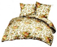 pościel z flaneli 140x200 + 1x70x80 guzik F 124 Bajeczne róże