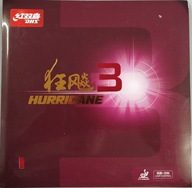 Okładzina do pingponga DHS Hurricane 3 - podkład 2,2 mm tw. 39, czerwona.