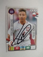 Karta panini autograf Polska Road to Russia 2018 Thiago Cionek