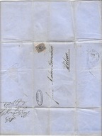 KRÓLESTWO POLSKIE Mi 5 CAŁOŚĆ / OBIEG - LIST Z PEŁNĄ TREŚCIĄ - fotoatest