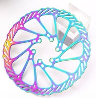 TARCZA HAMULCOWA ROWEROWA 160 MM - 6 ŚRUB W KOMPLECIE - KOLOROWA