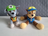 Maskotki 2szt 28 i 21cm Psi patrol Chase Rocky C1