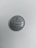 5 ZŁ 1936 ROK ŻAGLOWIEC