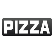 Naklejka PIZZA na koguta sygnalizator lampę szpakówkę bez tła od GravArt