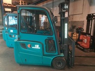 Wózek widłowy elektryczny Goodsense FB16S - trójkołowy TRIPLEX 4,8 m