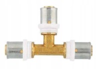 HERZ TRÓJNIK REDUKCYJNY 20x16x20 ZACISKANY TH ZAPRASOWYWANY PEX