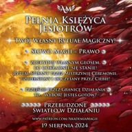Akademia Magii *Pełnia Księżyca w Domu Wodnika-Twój Własny Rytuał Magiczny*
