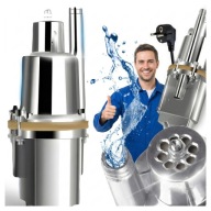 NOWA Pompa Do Wody Czystej I Brudnej Górnossąca Zatapialna Nurek 50M MOCNA