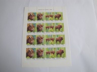 3481-3484 żubry arkusz