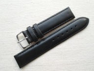 PASEK DO ZEGARKA SWISS bracelet CZARNA SKÓRA18mm