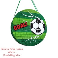 Piniata Piłka nożna / Football / Goal 40cm. Konfetti .