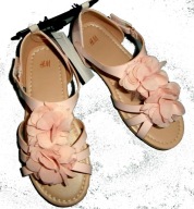 H&M BUTY SANDAŁY KWIATKI 3D NOWE 33