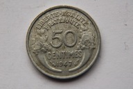 50 CENTIMES 1947 R. FRANCJA - CJ946
