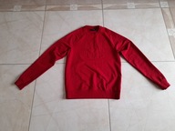 ARMANI JEANS CREW NECK LOGO SWEATSHIRT RED R. XL