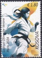 Kosowo 2024 Znaczek ** sport Olimpiada igrzyska olimpijskie