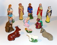 Figurki do Szopki Bożonarodzeniowej_7-17 cm._12 szt