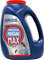 BROS Proszek na mrówki MAX, dwa rodzaje przynęty, 1 kg