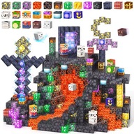 KLOCKI MAGNETYCZNE BLOKI MINECRAFT 120EL PORTAL MIECZ