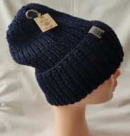 (05) Czapka wełniana XS/S - rozmiar uniwersalny ok. 48 - 54 cm.