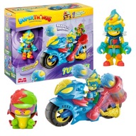 MAGIC BOX SUPERTHINGS TURBO ICE JUMPBIKE Z KATAPULTĄ FIGURKI ZESTAW