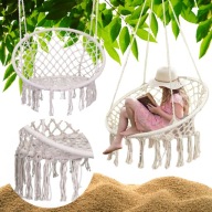 FOTEL WISZĄCY SOFOTEL KOKON BOCIANIE GNIAZDO HUŚTAWKA OGRODOWA TARAS ALTANA