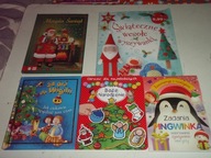 BOŻE NARODZENIE zestaw książeczek dla dzieci opowiadania zadania naklejki