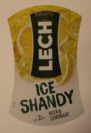 ETYKIETA - LECH - ICE SHANDY BEER & LEMONADE