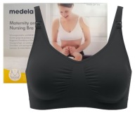 . Śliczny markowy biustonosz MADELA M/M/M czarny