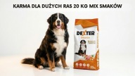 Dexter Balance Karma Sucha Pies Duże Rasy 20kg Mix Smaków Wysokobiałkowa