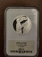 Srebrna Moneta 10 zł – Zbigniew Herbert (2008) | ECC PR70