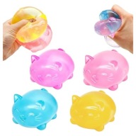squishy w kształcie kota, zabawka do ściskania różne kolory