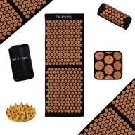 MATA DO AKUPRESURY XXXL POMARAŃCZOWA PODUSZKA ZESTAW DO MASAŻU AKUMATA