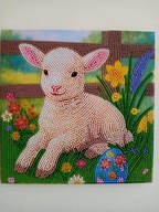 Owieczka - Haft Diamentowy