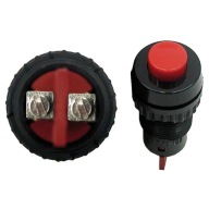 Włącznik sterowniczy uniwersalny przycisk czerwony fi 15-16,2mm