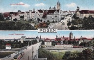 POZNAŃ / Posen Mosty Poznania / Tramwaje 1915r.