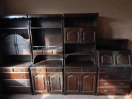 Zestaw Mebli Nevada Meblościanka Drewno PRL