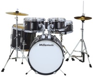 Kompletny Zestaw Perkusyjny dla Dzieka - Czarna Prekusja JUNIOR BK