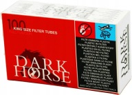 Gilza Gilzy Papierosowe Dark Horse KS Tubki Tutki do Papierosów 100 szt.