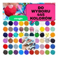 DODATKOWE DIAMENCIKI OKRĄGŁE DO OBRAZÓW DIAMENTOWYCH HAFTU DIAMENTOWEGO