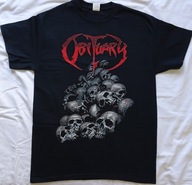 Obituary Cause of Death Pile of Skulls Official Death Metal Chopped In Half