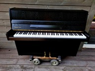 Pianino Nordiska Piano 106,5cm 1985r RENNER Czarny Matowy