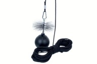 ZESTAW DO CZYSZCZENIA KOMINA WYCIOR 200MM + LINA 15M KOMINKA + KULA 2,5KG