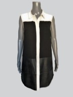 VILA CLOTHES SUKIENKA LETNIA KOSZULOWA ROZPINANA S