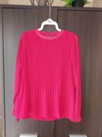 Bordowa plisowana bluzka Moodo rozm S stan idealny