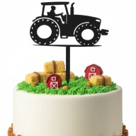 topper na tort dekoracja urodziny WYBÓR KOLORÓW TRAKTOR!!